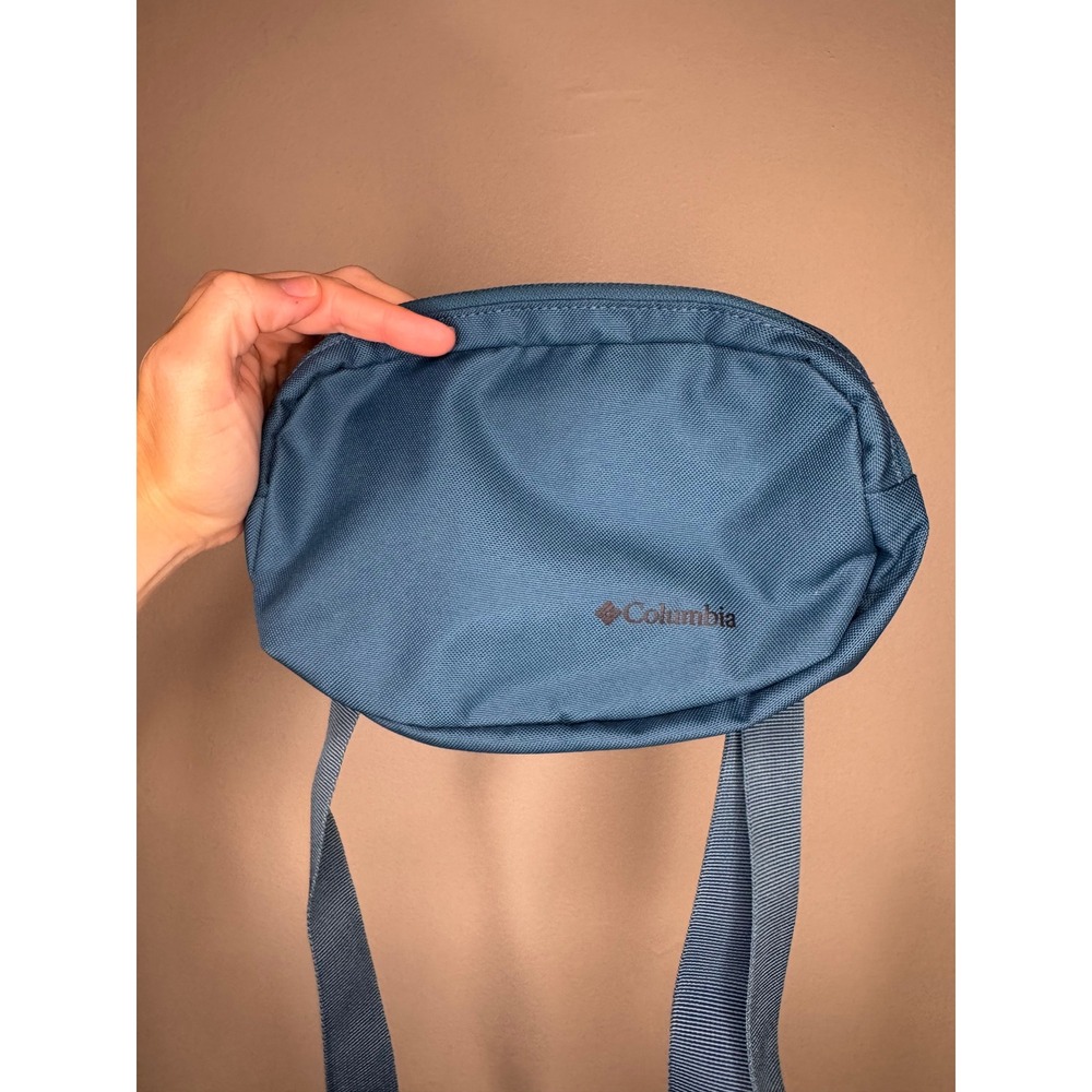 Columbia Zigzag Hip Pack Blue Unisex Adjustable Waist Bag Fanny Pack